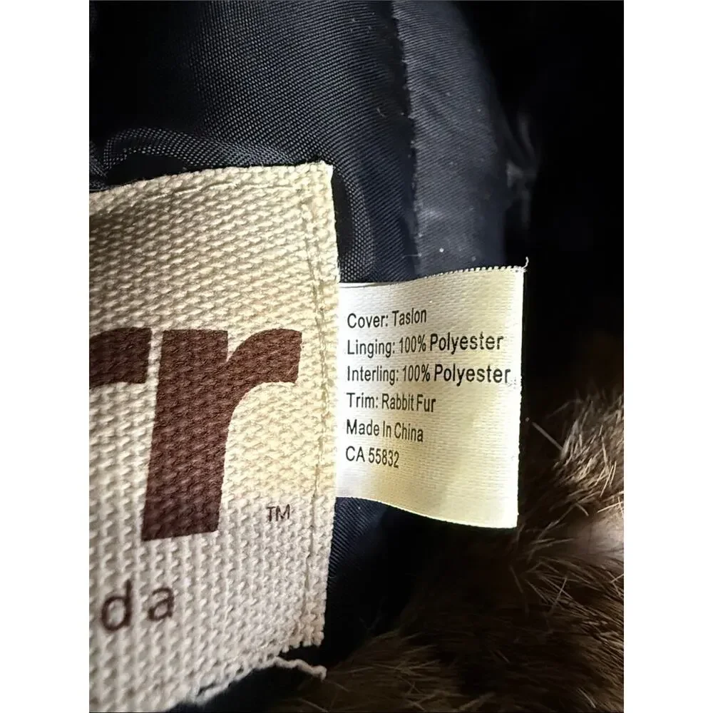 FRR Canada Rabbit Fur Aviator Hat Tan